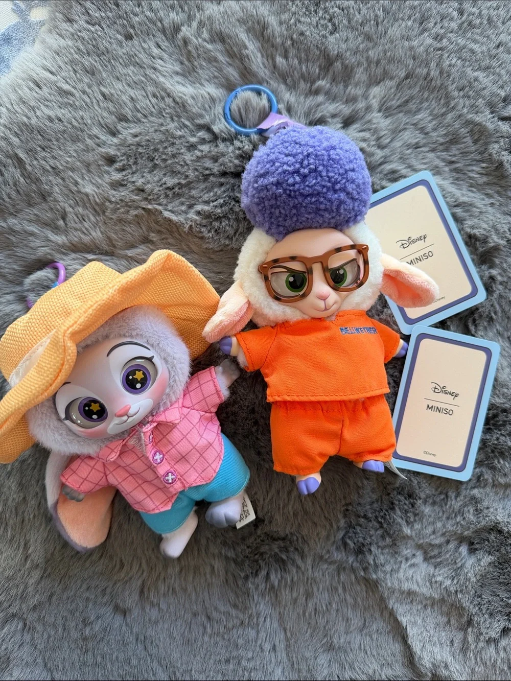 Zootopia Miniso Keychain Duo - Judy and Bellwether